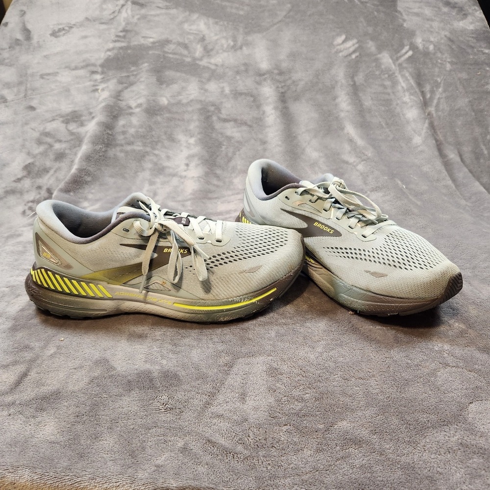 Brooks Shoes Mens 10 Gray Adrenaline GTS 23 Support Running Sneaker 1103911D458 - Picture 3 of 13